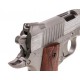 Модель пистолета COLT 1911 STAINLESS FULL METAL CO2 NO BLOWBACK CYBERGUN - 180315